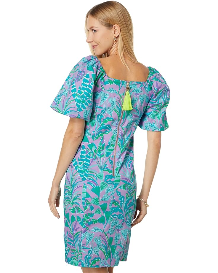 Платье Lilly Pulitzer Lettie Short Sleeve Stretch, цвет Purple Iris On The Chase glass ava the chase
