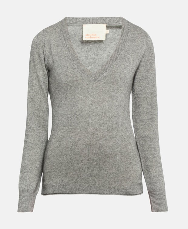

Кашемировый пуловер Absolut Cashmere, серый