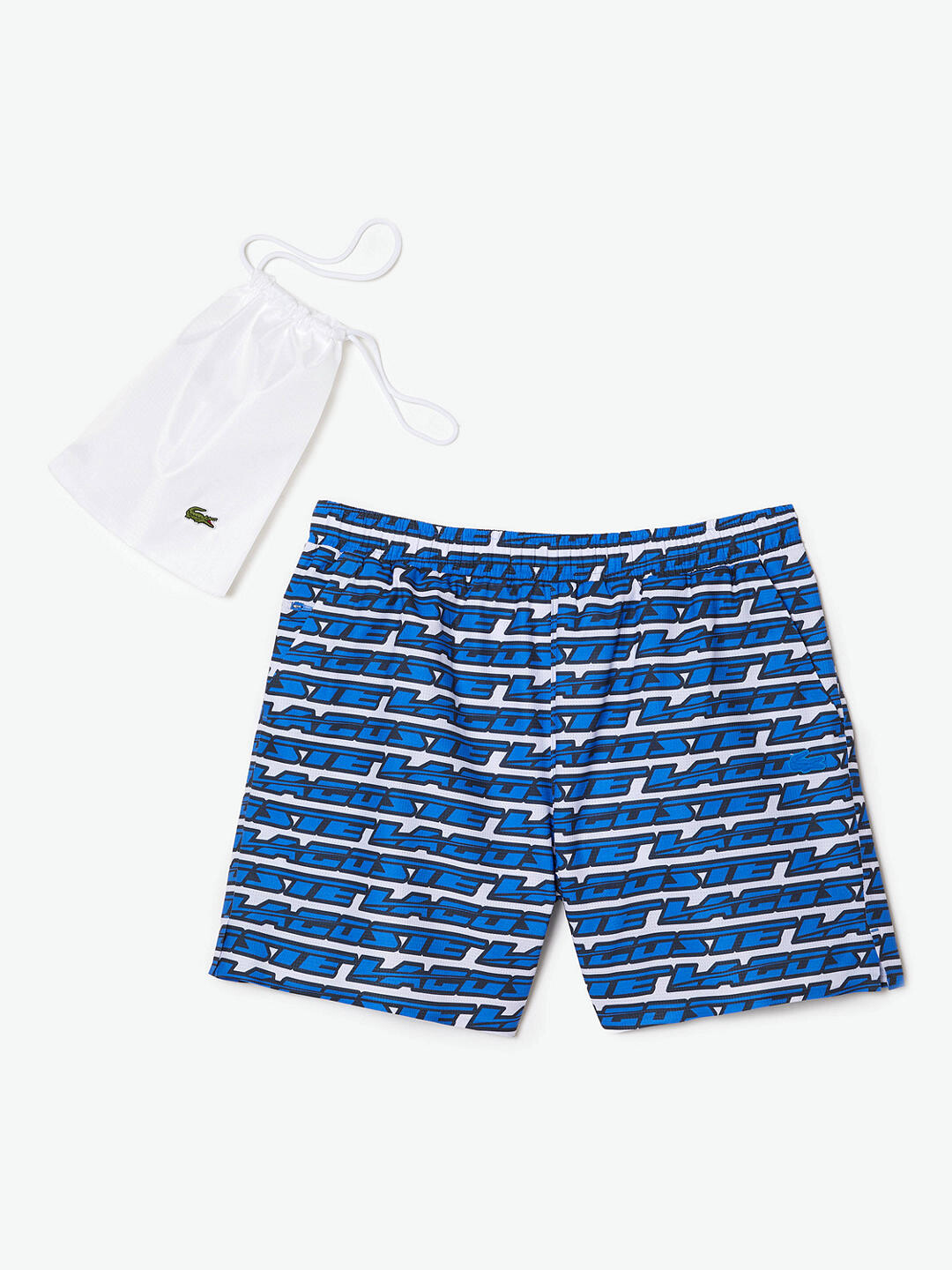 

Lacoste Плавки с логотипом, синий принт