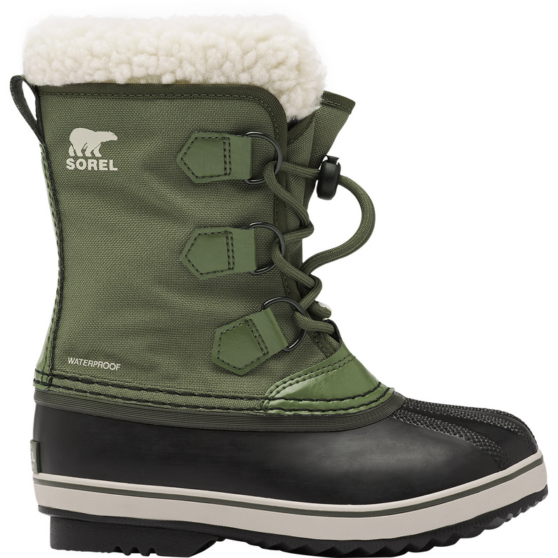 Детские зимние нейлоновые ботинки Yoot Pac Sorel, зеленый