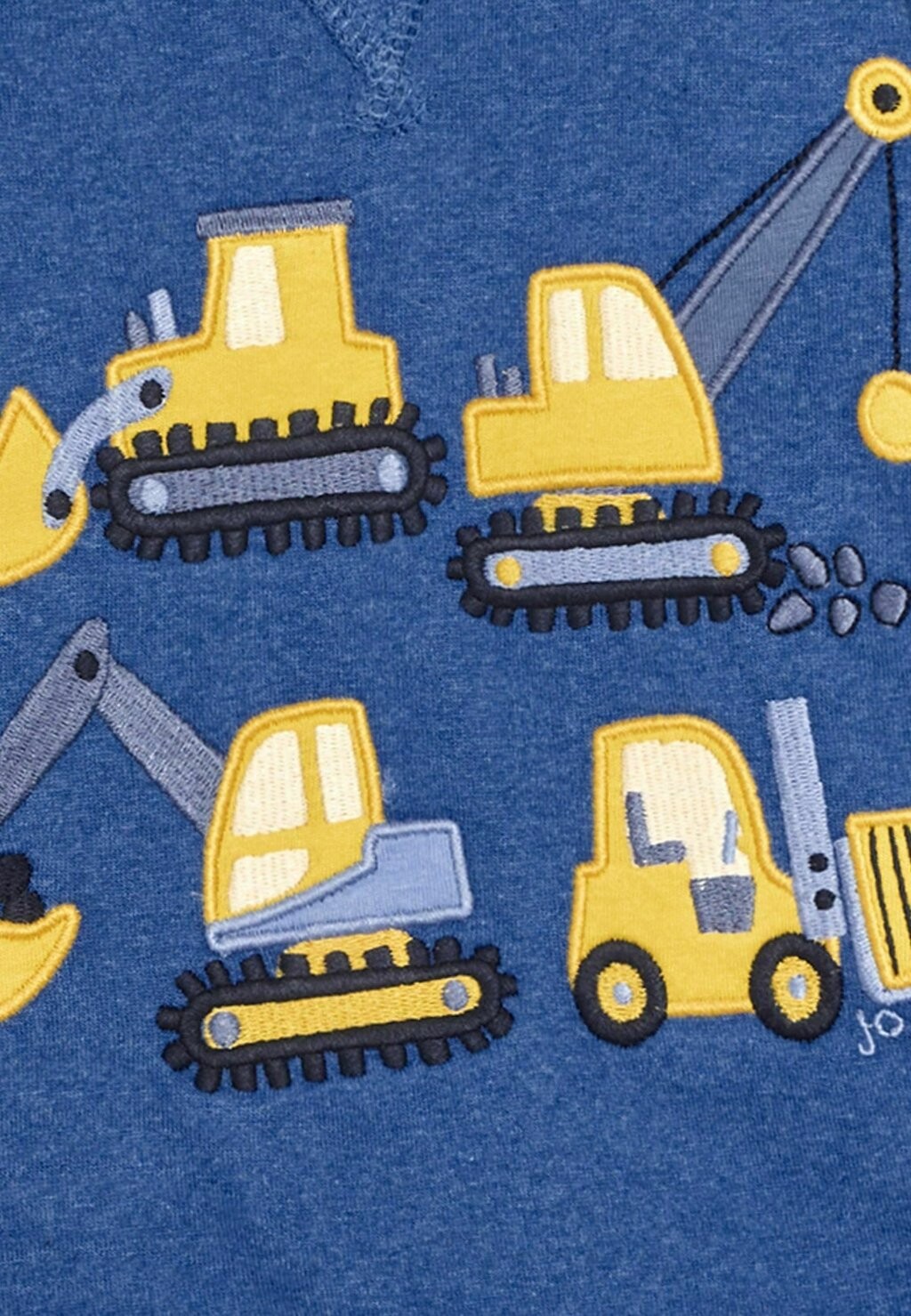 

Толстовка CONSTRUCTION VEHICLE JoJo Maman Bébé, синий