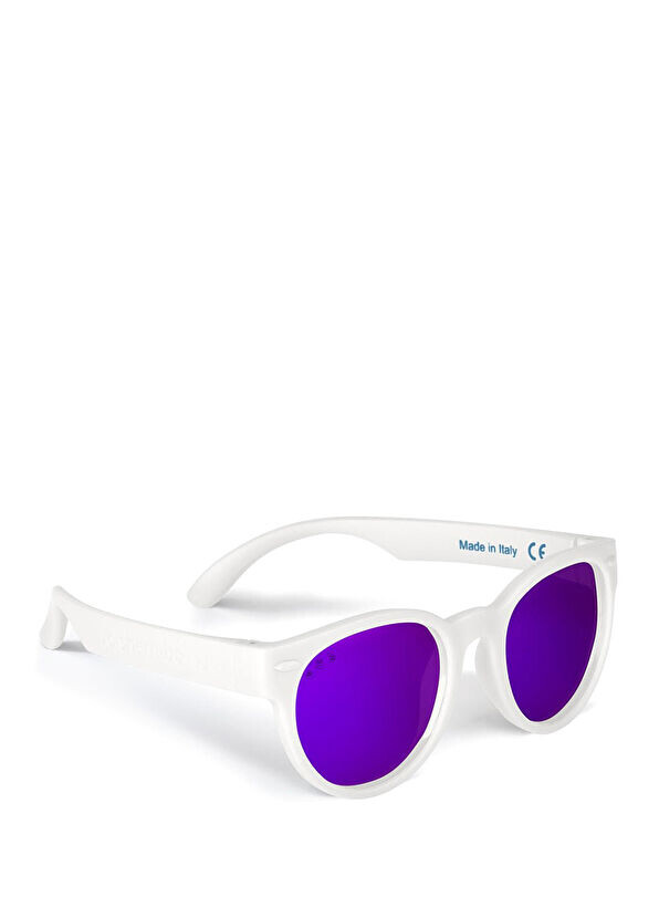 

Детские фиолетовые солнцезащитные очки Ice Ice Roshambo Eyewear, белый