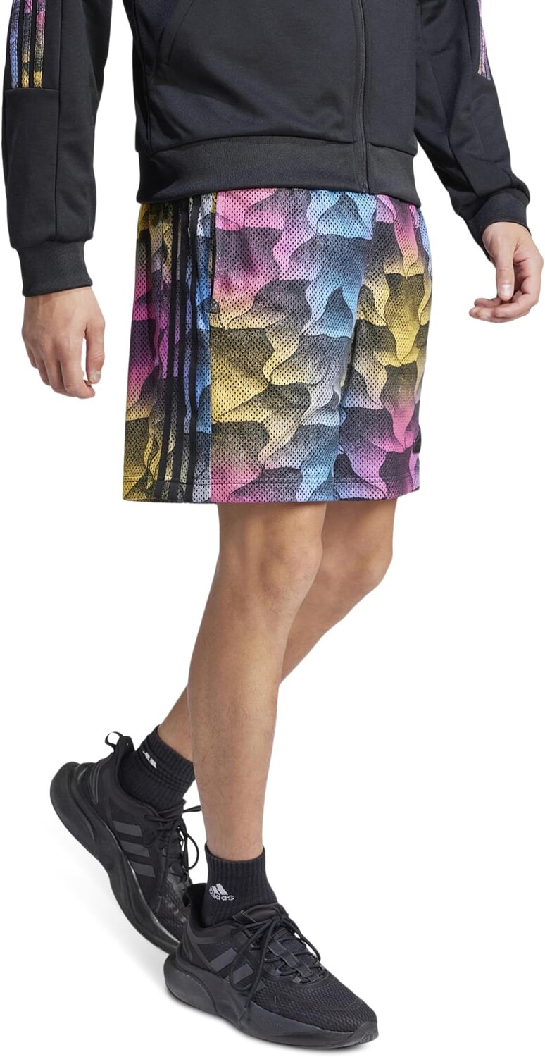 

Шорты adidas Tiro All Over Printed Mesh Shorts, цвет Black/Spark