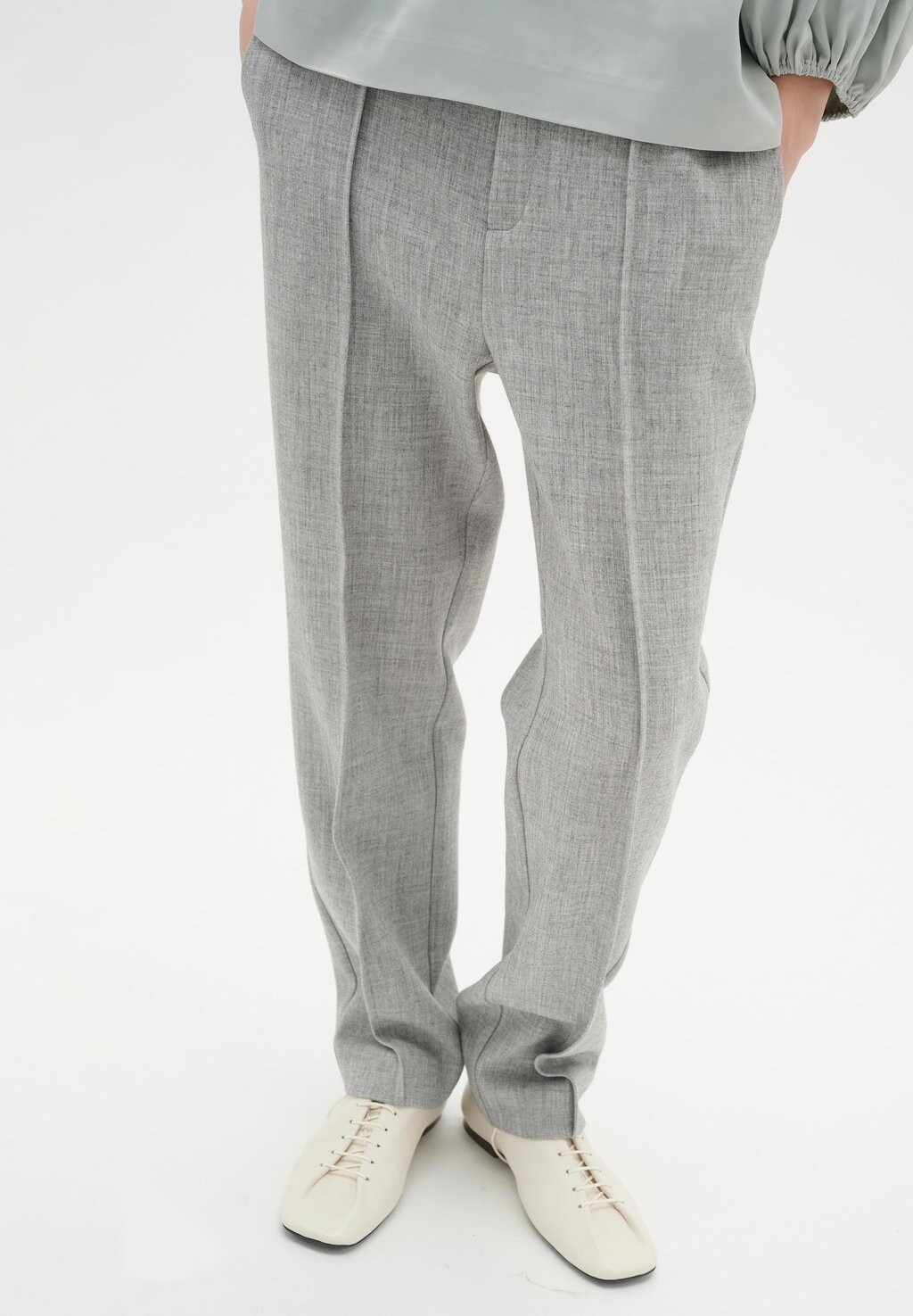 

Чино ZOIEIW InWear, цвет medium grey melange