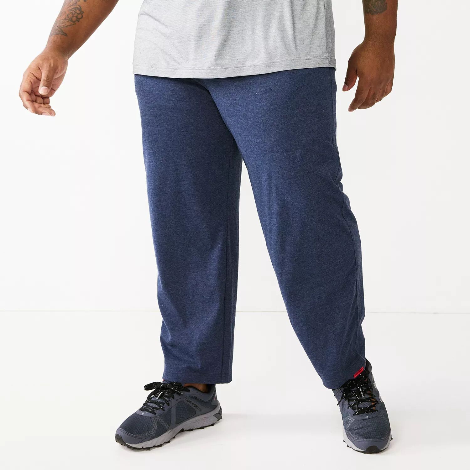 

Брюки из ультрамягкого трикотажа Big & Tall Tek Gear, темно-синий