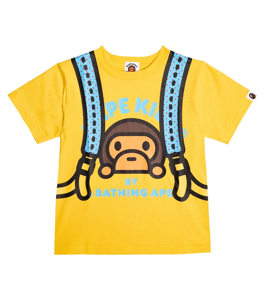 

Футболка Baby Milo из хлопкового джерси BAPE, желтый