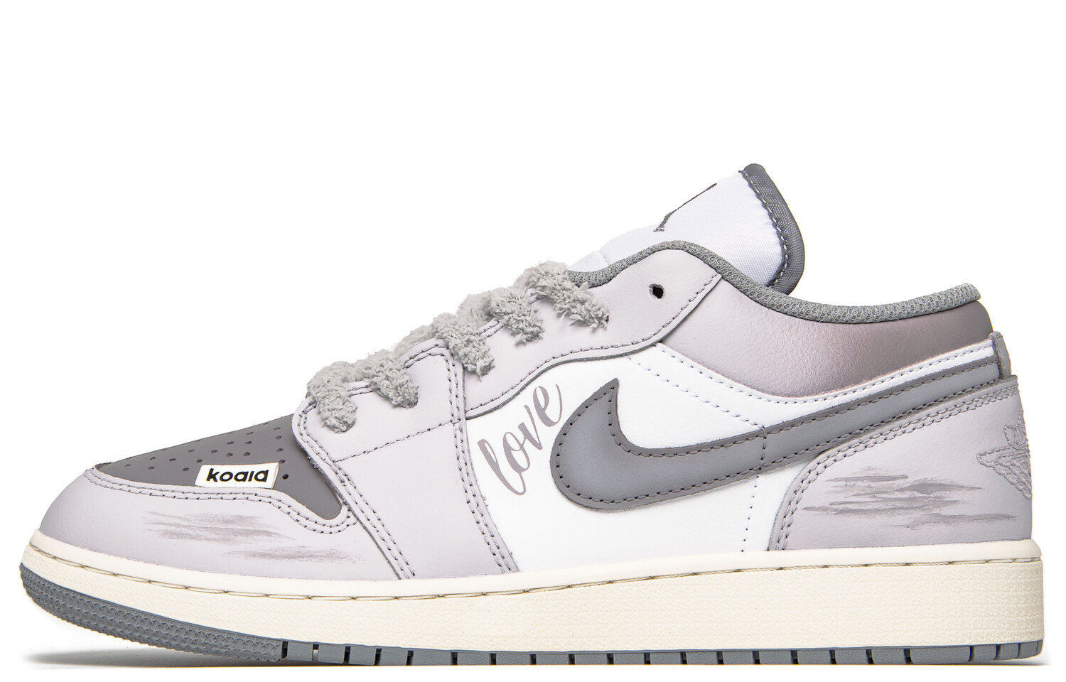 

Кроссовки Air Jordan 1 Vintage Basketball Shoes Women's Low-top Purple/Grey, цвет Light Lavender
