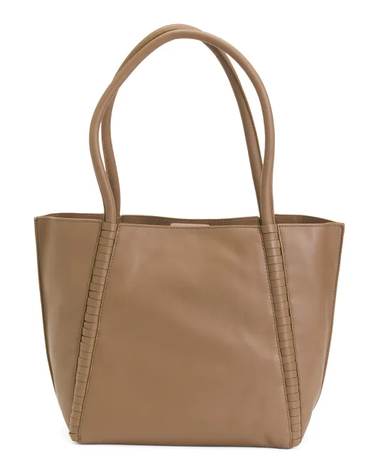 

Кожаная сумка-тоут Nesch Vince Camuto, цвет Harvest