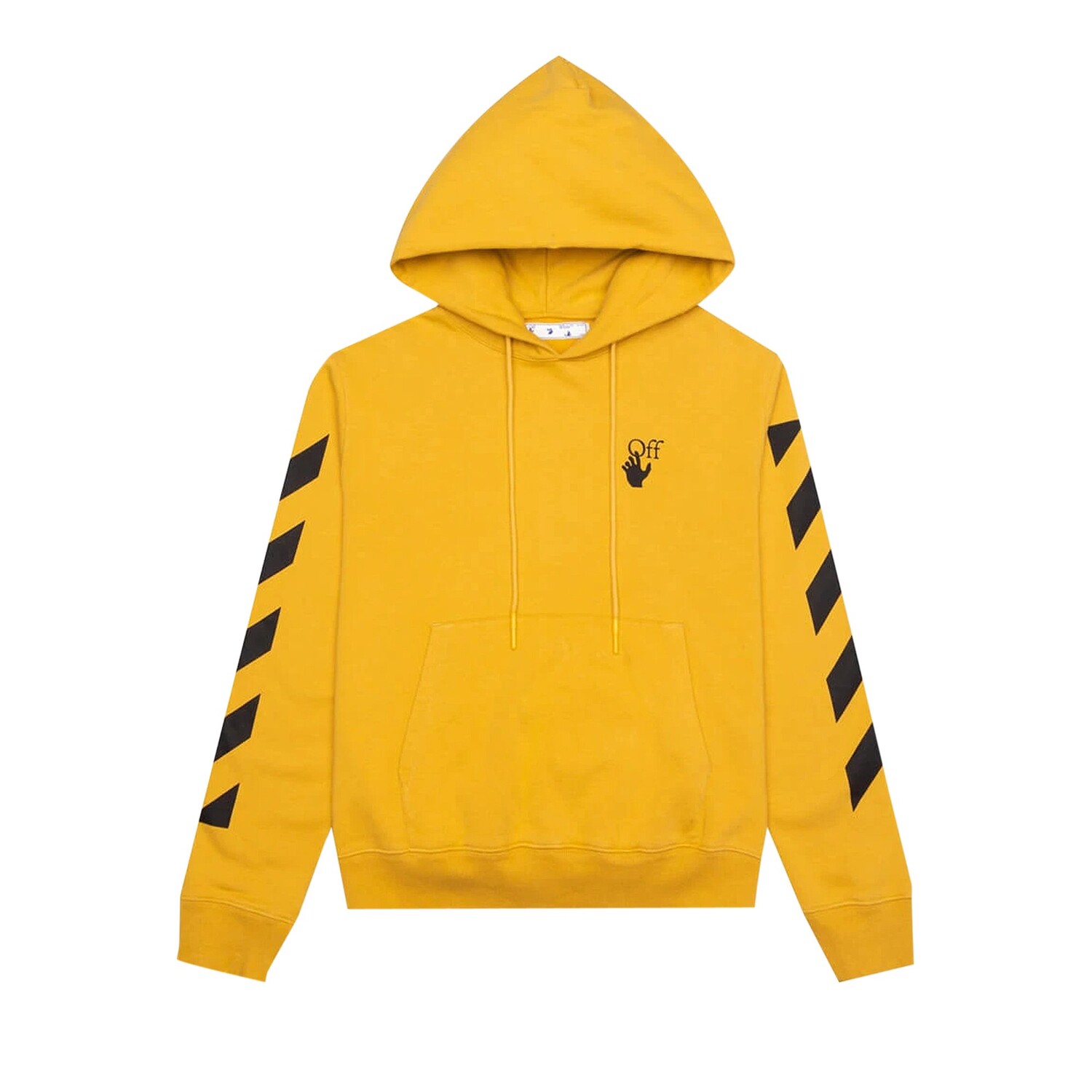 Узкая худи Off-White Diag Convention, цвет Охра желтый/коричневый
