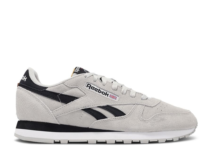 

Кроссовки Reebok Classic Leather, цвет Steely Fog Black