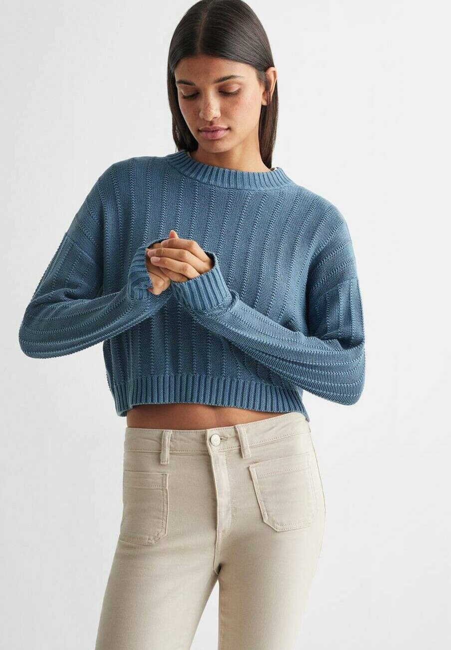 

Свитер Wash Mango, цвет indigo blue