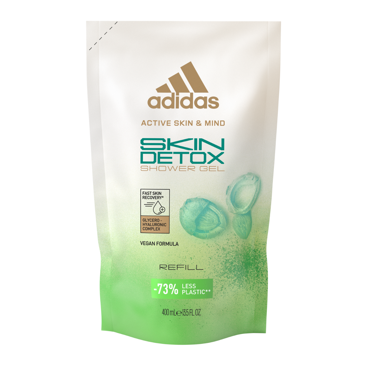 Adidas Skin & Mind Detox Clean Refill гель для душа, 400 ml