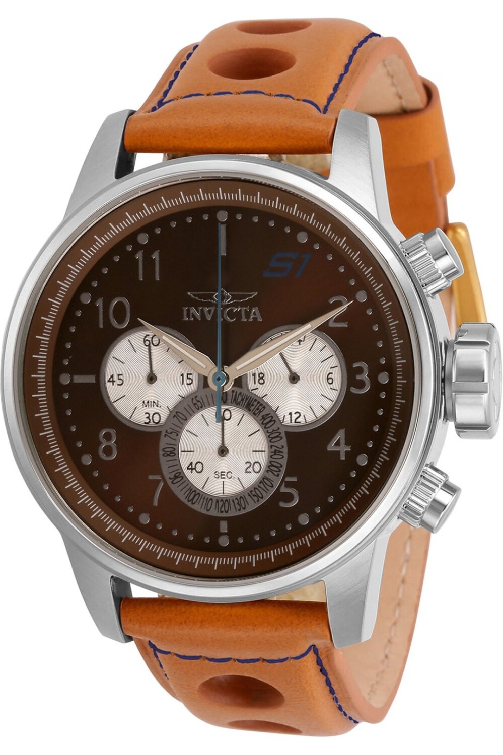 

Часы s1 ралли 30916 46 мм Invicta, серебряный