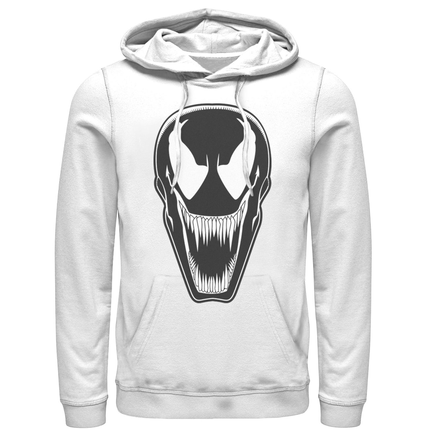Мужская толстовка с рисунком Venom Iconic Openmouth Symbiote Face Marvel