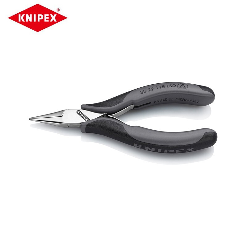 KNIPEX 115 мм плоскогубцы для электронных устройств, острогубцы, диагональные плоскогубцы, плоскогубцы для электрика 35 22 115 ESD-индивидуализация (срок поставки 4-8 недель)