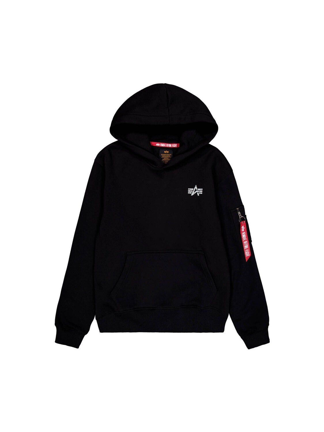 

Толстовка с надписью BP стандартного кроя Alpha Industries, черный