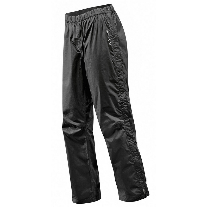 Женские длинные брюки для горного велосипеда с молнией во всю длину Vaude, черный