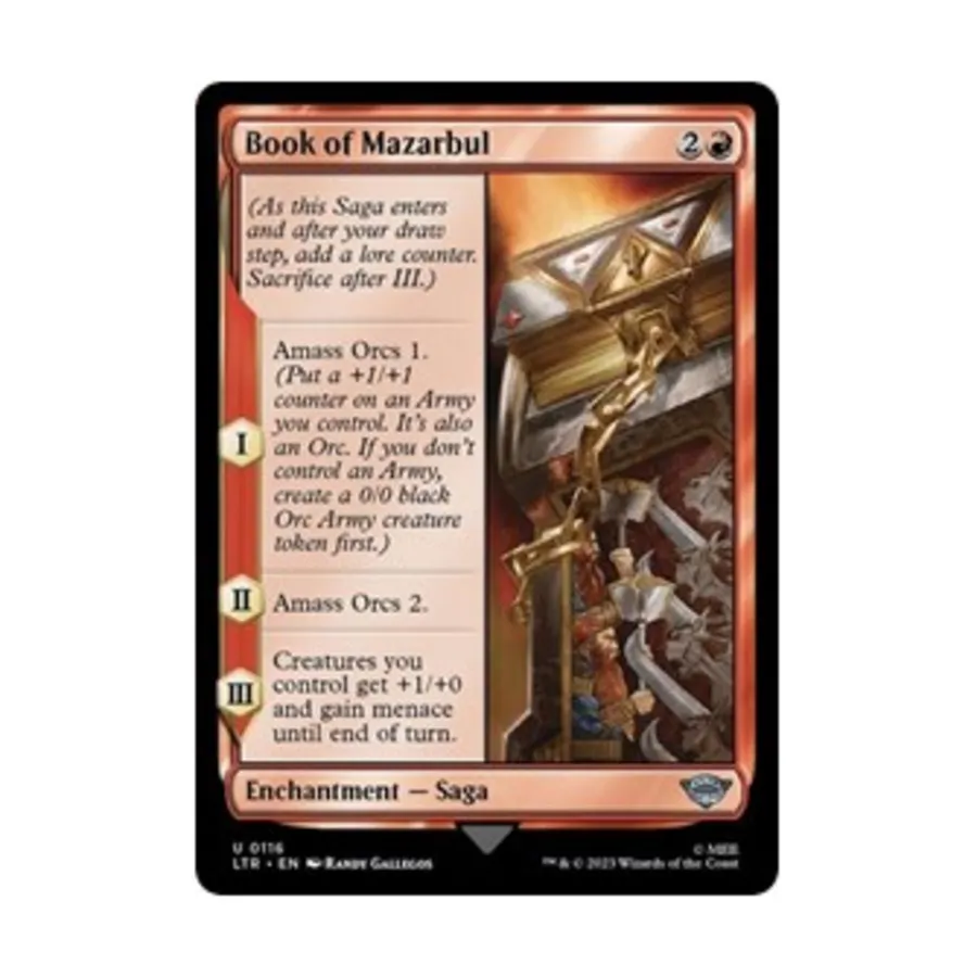 

CCG Книга Мазарбула (U), MTG - Universes Beyond: Lord of the Rings