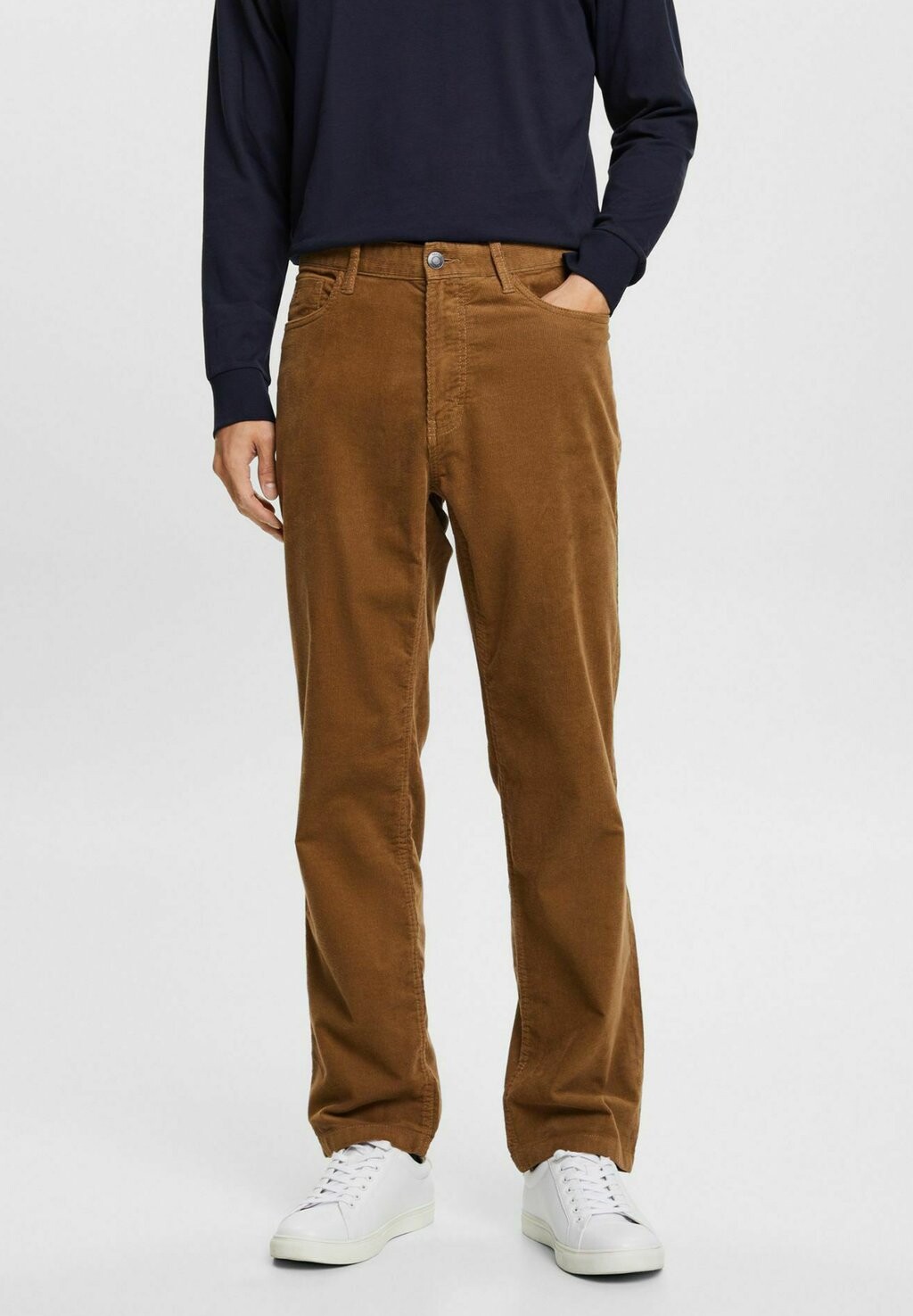 

Тканевые брюки Esprit, горчица