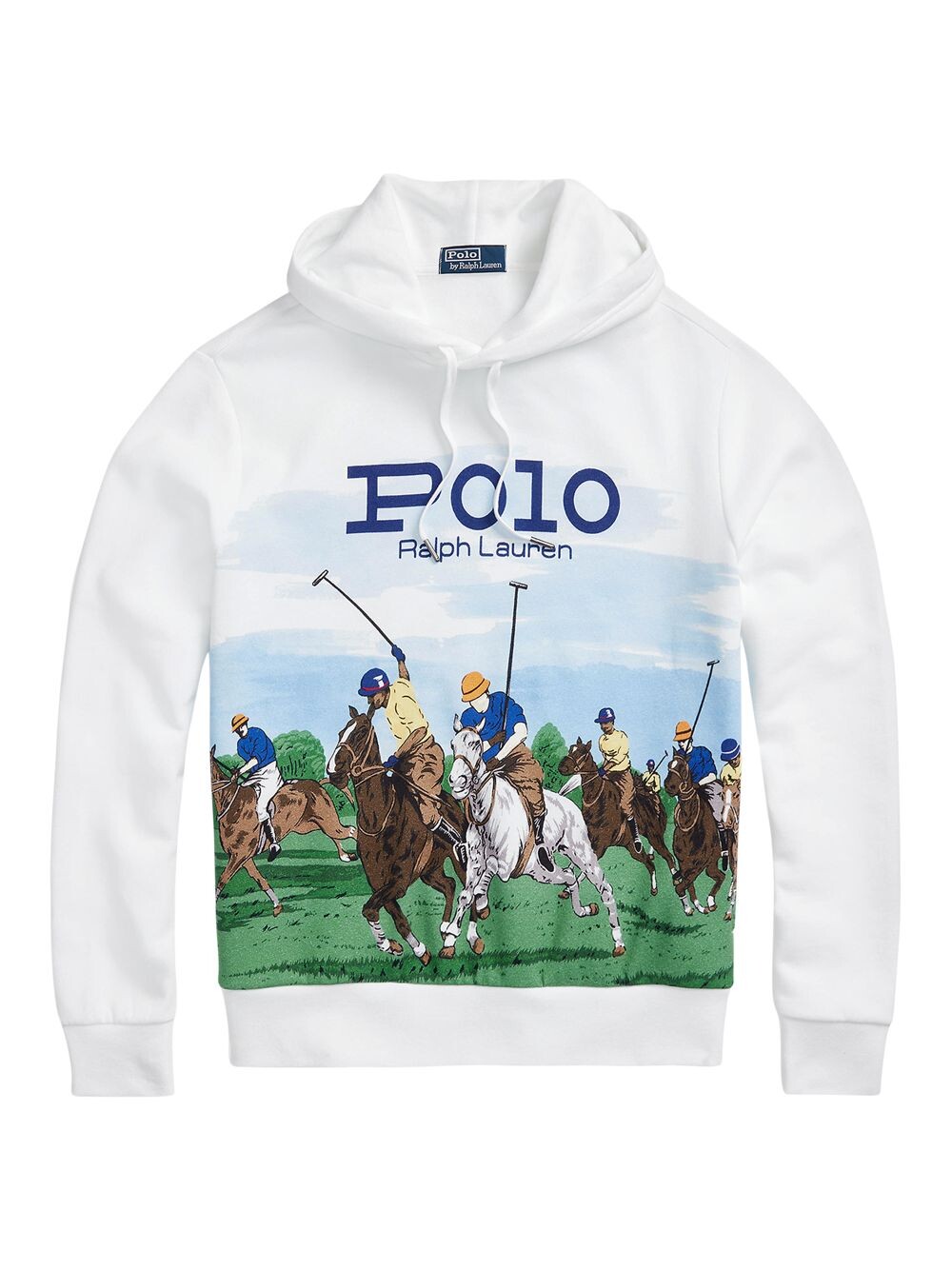 

Худи из смесового хлопка с графическим логотипом Polo Ralph Lauren