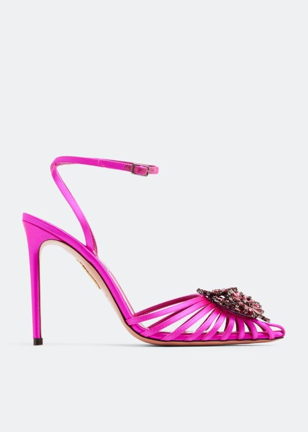 

Туфли Aquazzura Crystal Margarita, розовый