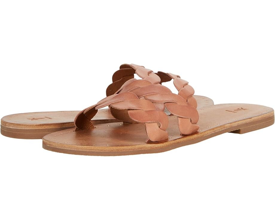 

Сандалии Frye Azalea Braid Slide, цвет Light Rose Vintage Veg Tan