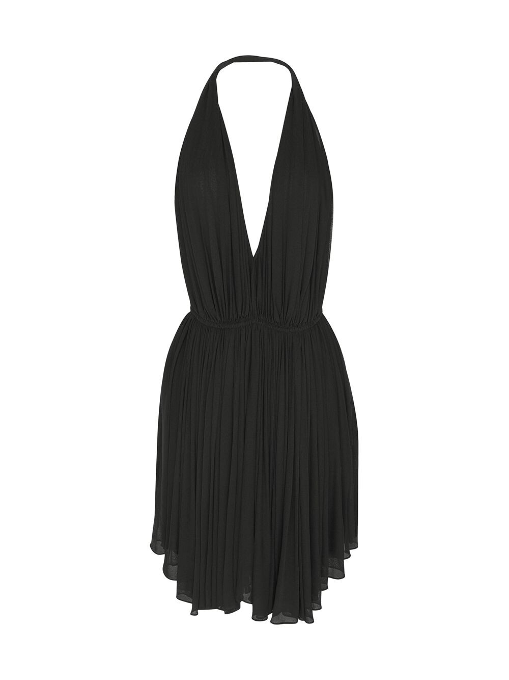 

Платье с открытой спиной из креп-джерси Saint Laurent