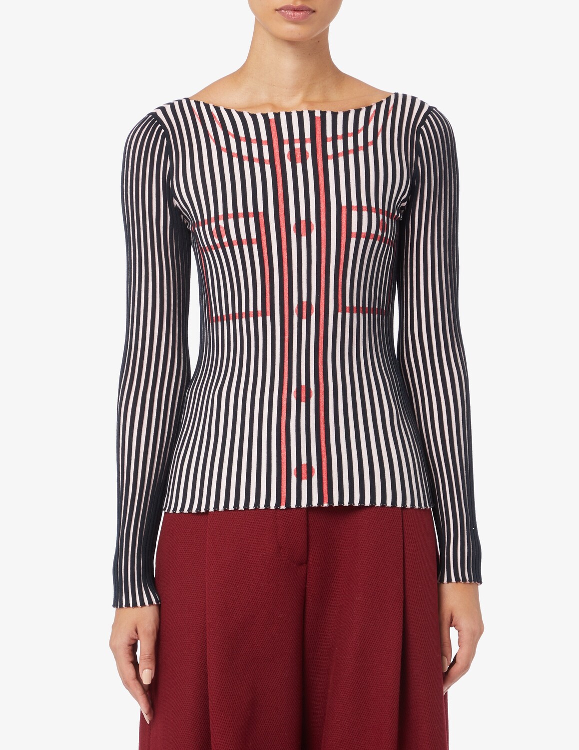 

Топ с длинными рукавами Emporio Armani, разноцветный