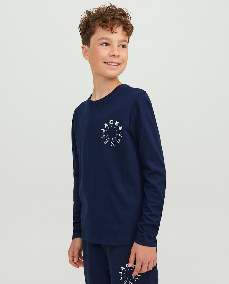 

Футболка для мальчика с длинным рукавом Jack & Jones, темно-синий