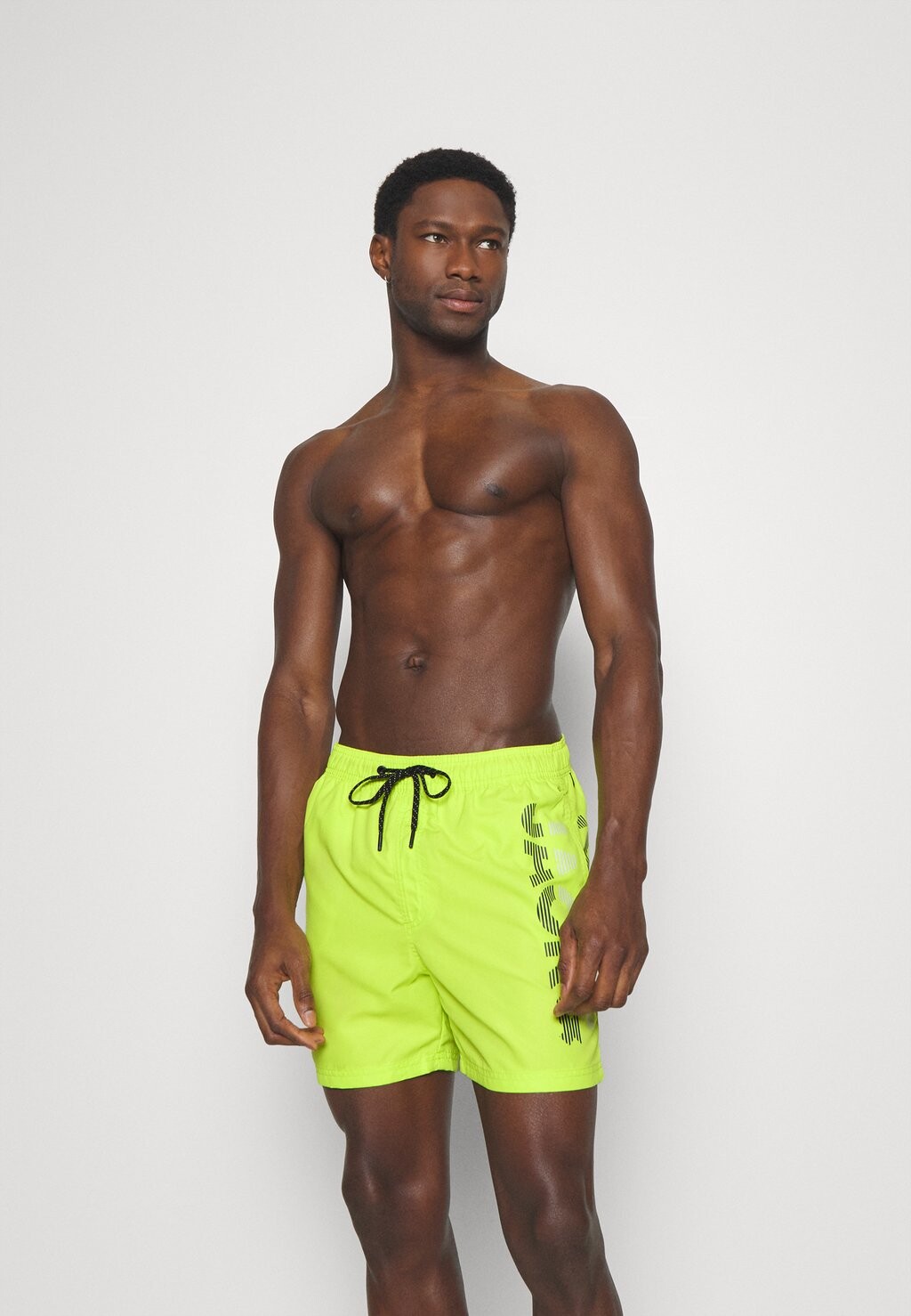 

Шорты для плавания JJSWIM SPLICELOGO Jack & Jones, кислотно-лаймовый