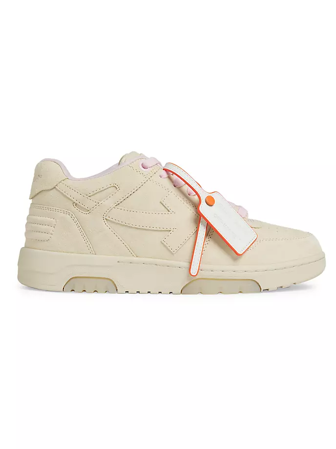 

Замшевые низкие кеды Out Of Office Off-White, бежевый