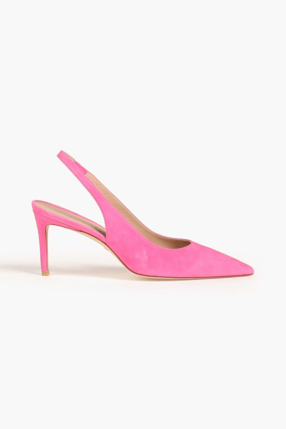 

Замшевые туфли Stuart 75 с пяткой на пятке Stuart Weitzman, розовый