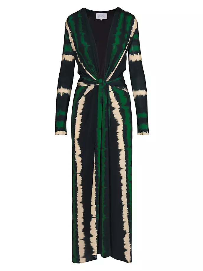 

Платье макси Mito De Selva Johanna Ortiz, цвет green ecru