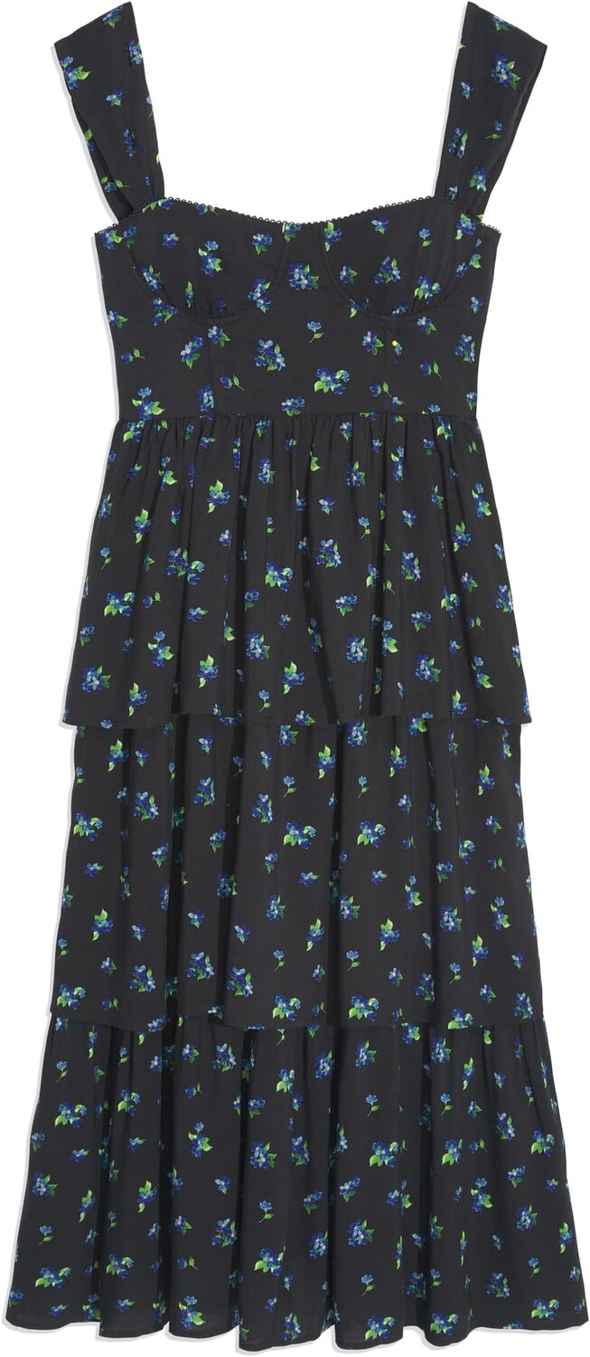 

Платье Corset Maxi We Wore What, цвет Black Multi