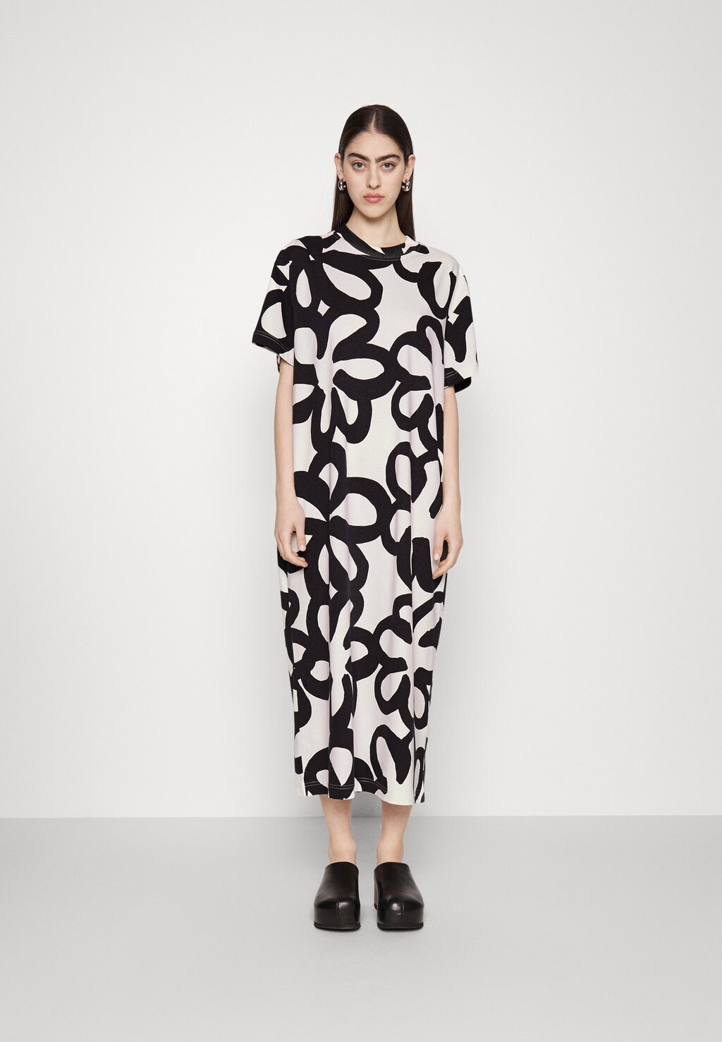 

Платье из джерси Marimekko, белый/черный