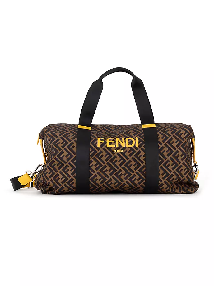 цена Спортивная сумка FF Fendi, коричневый