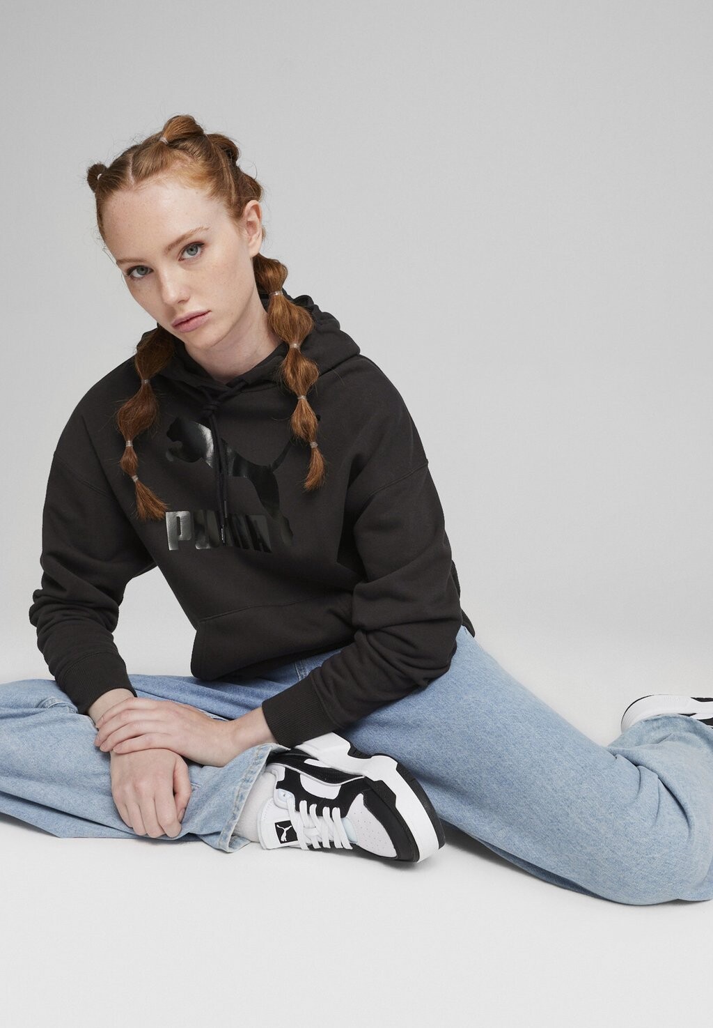 

Толстовка CLASSICS SHINY Puma, цвет black