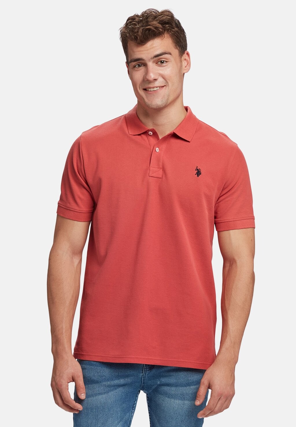 

Рубашка-поло ALFRED U.S. Polo Assn., цвет mineral red