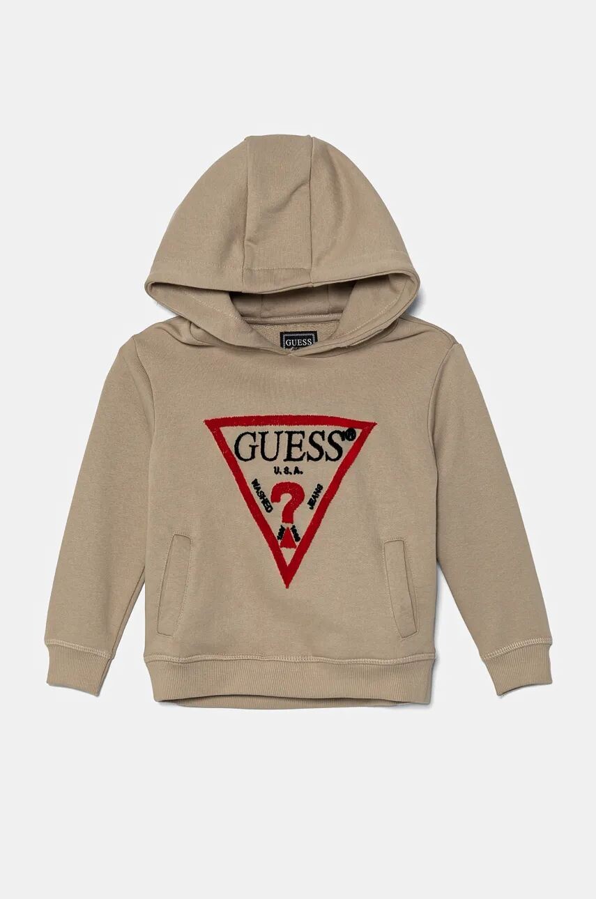 

Хлопковая толстовка Guess для мальчика/девочки, бежевый