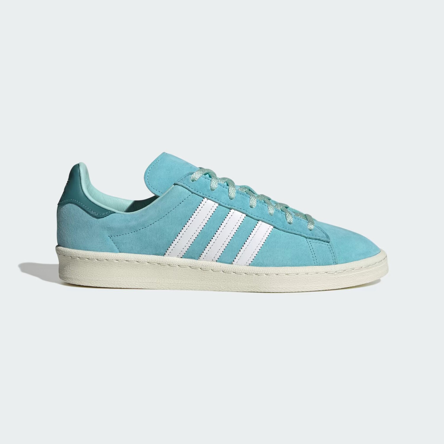 

Кроссовки кампуса 80-х годов Adidas, цвет Light Aqua/Cloud White/Off White