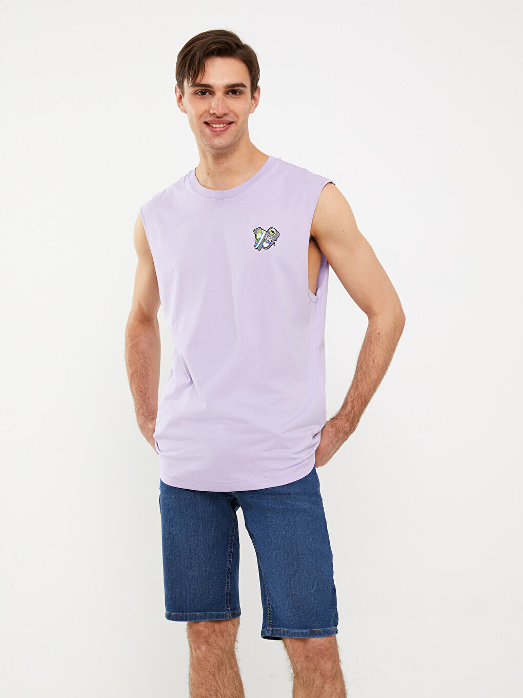 

Мужские джинсовые шорты стандартного кроя LCW Jeans, темное родео