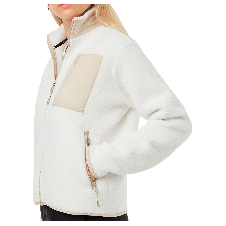

Флисовая жилетка Tentree Women's Ecoloft Zip, цвет Vintage White/Pale Oak