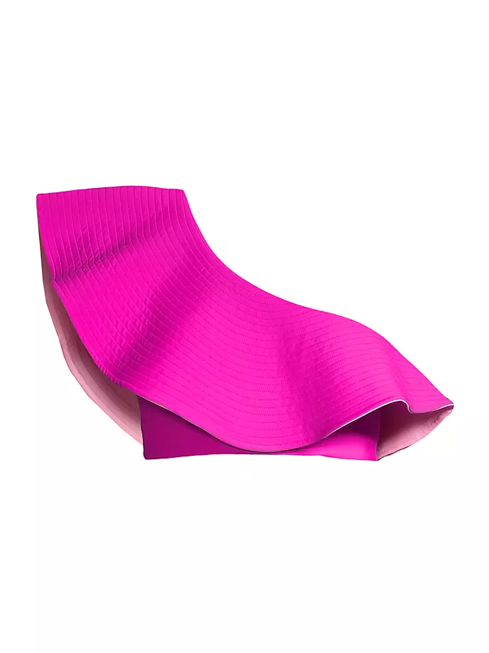 Двусторонний бикини-топ на одно плечо Sunset Waves Juan De Dios, цвет fuchsia soft pink