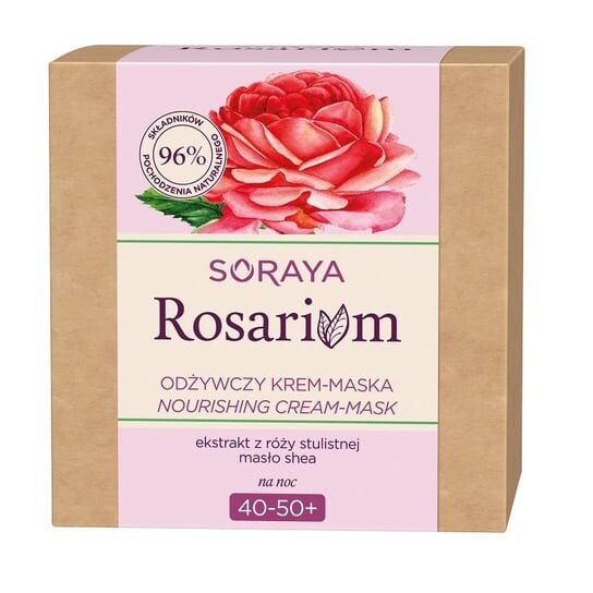 

Питательная ночная крем-маска 50мл Soraya, Rosarium 40-50+