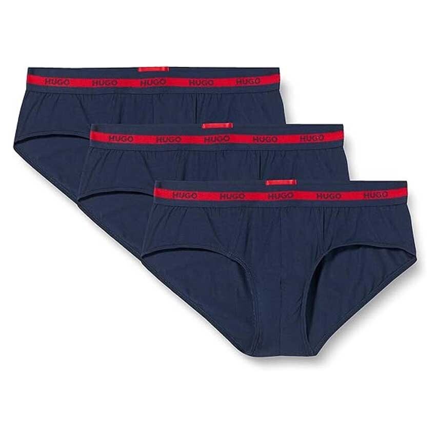 

Боксеры HUGO Hipbr Triplet Planet 10249742 Slip, синий