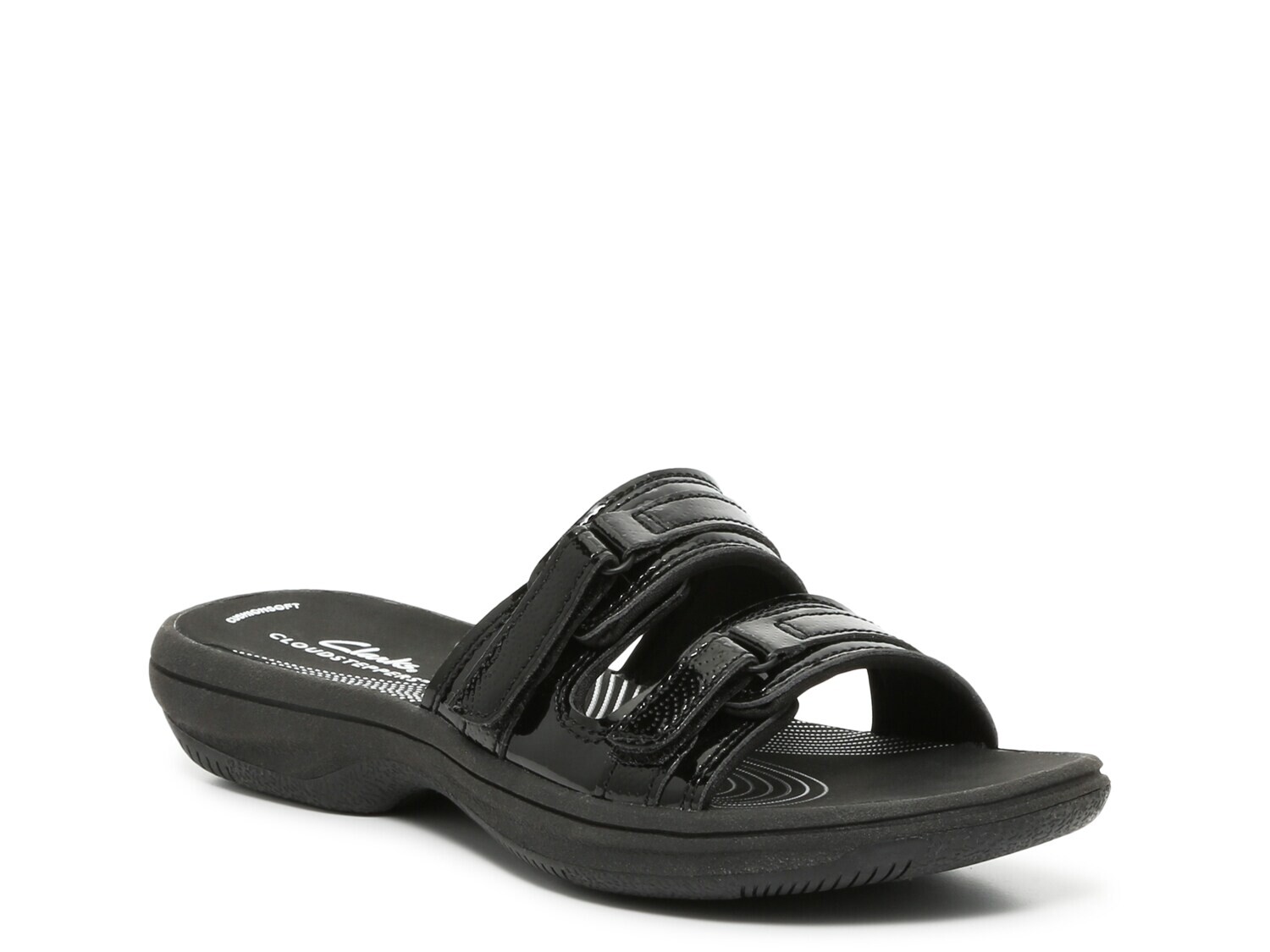 

Шлепанцы Cloudsteppers Breeze Piper Clarks, черный