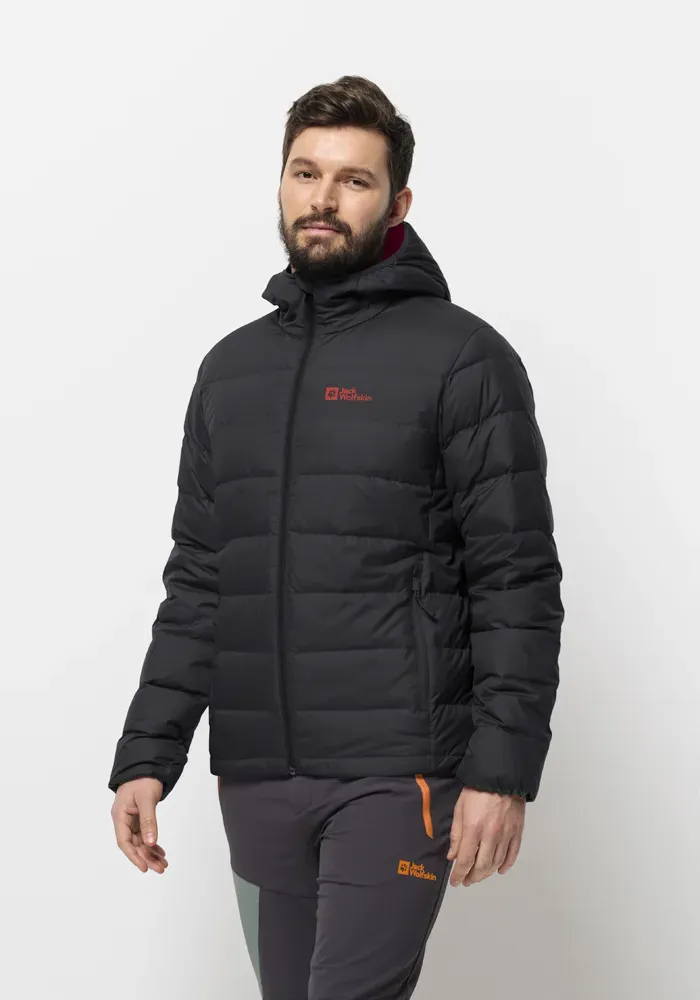 

Пуховик Jack Wolfskin "ATHER DOWN HOODY M", с капюшоном, цвет Phantom