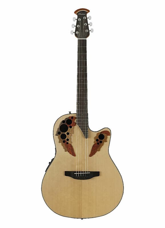Акустическая гитара Ovation CE44-4 Celebrity Elite Mid-Depth Mahogany Neck 6-String Acoustic-Electric Guitar w/Gig Bag