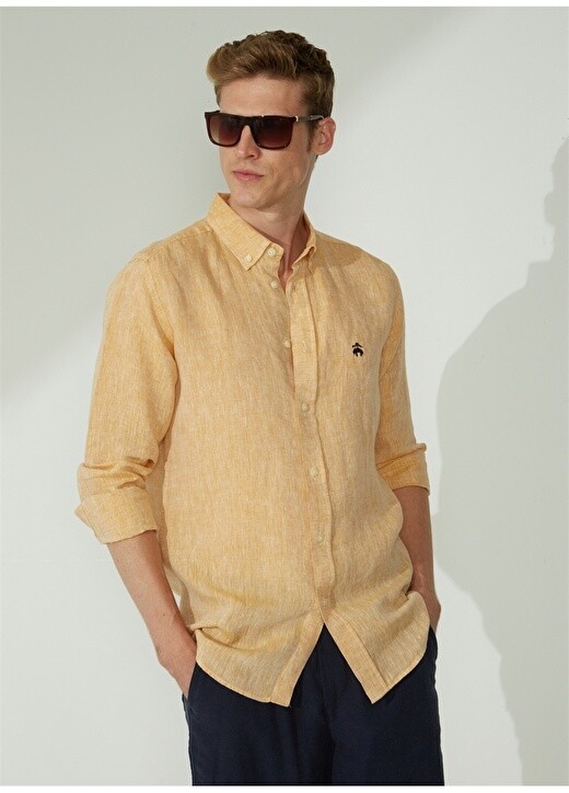 

Мужская рубашка Slim Fit с воротником на пуговицах Brooks Brothers