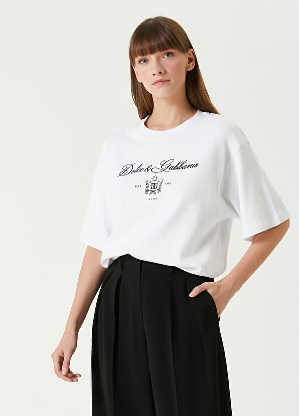 

Футболка с логотипом Dolce&Gabbana, белый
